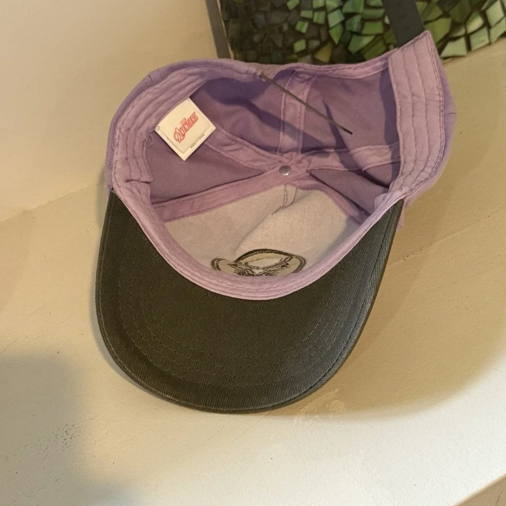 Youth Marvel Avengers BlackPanther Adjustable Baseball Cap‎ Light Purple/Gray
